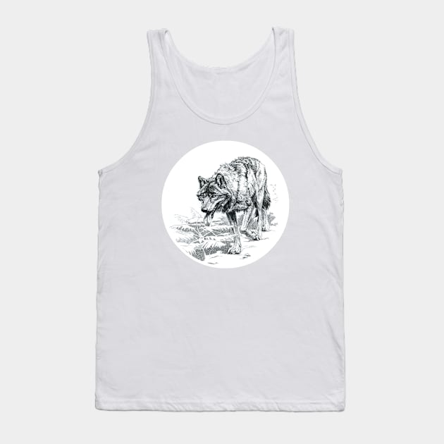 Hunting wolf Tank Top by SakalDesign